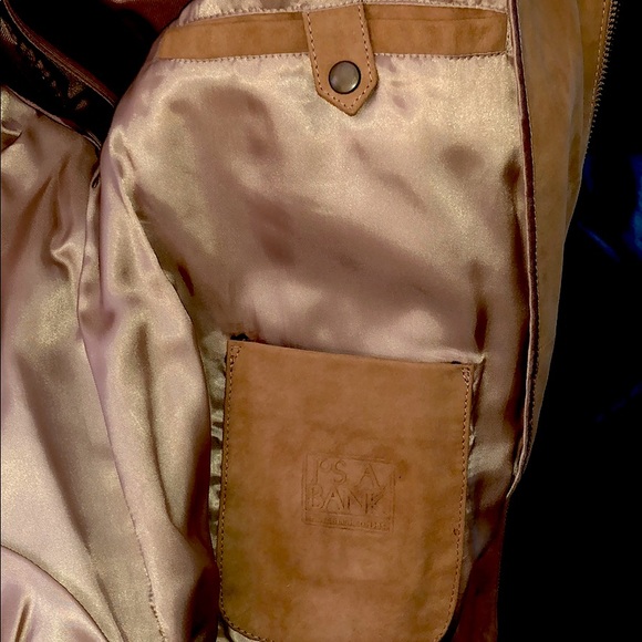 NWT Size M, Jos. A. Bank Goat Suede Jacket - Picture 8 of 8